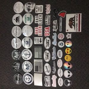 55 BRANDY MELVILLE STICKERS